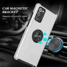 For Samsung Galaxy Note20 PC + TPU Shockproof Magnetic Protective Case with Invisible Ring Holder(Silver) - 7