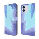 Watercolor Pattern Horizontal Flip Leather Case with Holder & Card Slot & Wallet For iPhone 11(Winter Snow) - 1