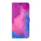 Watercolor Pattern Horizontal Flip Leather Case with Holder & Card Slot & Wallet For iPhone 11 Pro Max(Purple Red) - 2