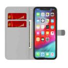 For iPhone X / XS Watercolor Pattern Horizontal Flip Leather Case with Holder & Card Slot & Wallet(Cyan Green) - 4