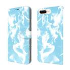 Cloud Fog Pattern Horizontal Flip Leather Case with Holder & Card Slot & Wallet For iPhone 8 Plus & 7 Plus(Sky Blue) - 1