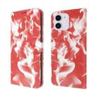 Cloud Fog Pattern Horizontal Flip Leather Case with Holder & Card Slot & Wallet For iPhone 11(Red) - 1