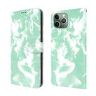 Cloud Fog Pattern Horizontal Flip Leather Case with Holder & Card Slot & Wallet For iPhone 11 Pro Max(Mint Green) - 1