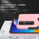 For Huawei Y7a PC + TPU Shockproof Magnetic Protective Case with Invisible Ring Holder(Rose Gold) - 3