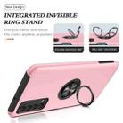 For Huawei Y7a PC + TPU Shockproof Magnetic Protective Case with Invisible Ring Holder(Rose Gold) - 5