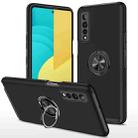For LG Stylo 7 5G PC + TPU Shockproof Magnetic Protective Case with Invisible Ring Holder(Black) - 1