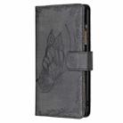 For iPhone 11 Flying Butterfly Embossing Pattern Zipper Horizontal Flip Leather Case with Holder & Card Slots & Wallet(Black) - 2