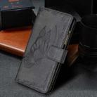 For iPhone 11 Flying Butterfly Embossing Pattern Zipper Horizontal Flip Leather Case with Holder & Card Slots & Wallet(Black) - 7