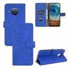 For Nokia X10 Solid Color Skin Feel Magnetic Buckle Horizontal Flip Calf Texture PU Leather Case with Holder & Card Slots & Wallet(Blue) - 1