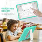 For iPad 10.2 2021 / 2020 / 2019 3-Layer Protection Screen Frame + PC + Silicone Shockproof Combination Case with Holder(Mint Green) - 7