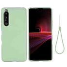 For Sony Xperia 1 III Pure Color Liquid Silicone Shockproof Full Coverage Case(Green) - 1