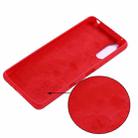 For Sony Xperia 10 III Pure Color Liquid Silicone Shockproof Full Coverage Case(Red) - 4
