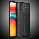 For Xiaomi Redmi Note 10 Pro 5G Litchi Texture TPU Shockproof Case(Black) - 1
