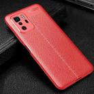 For Xiaomi Redmi Note 10 Pro 5G Litchi Texture TPU Shockproof Case(Red) - 2