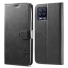 For OPPO Realme 8 / 8 Pro LC.IMEEKE Calf Texture Horizontal Flip Leather Case, with Holder & Card Slots & Wallet(Black) - 1