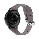 20mm T-shaped Buckle Silicone Watch Band(Coastal Grey) - 1