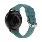 20mm T-shaped Buckle Silicone Watch Band(Pine Needle Green) - 1