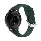 20mm T-shaped Buckle Silicone Watch Band(Olive Green) - 1