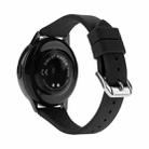 20mm T-shaped Buckle Silicone Watch Band(Black) - 1