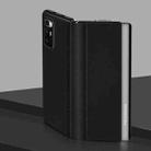 For Xiaomi Mi Mix Fold Matte First Layer Cowhide Folding Leather Case(Black) - 1