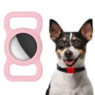 Shockproof Anti-scratch Silicone Case Protective Cover, Style: Animal For AirTag(Pink) - 1