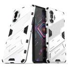For Xiaomi Redmi K40 Gaming Punk Armor 2 in 1 PC + TPU Shockproof Case with Invisible Holder(White) - 2