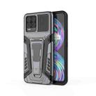 For OPPO Realme 8 War Chariot Series Armor All-inclusive Shockproof PC + TPU Protective Case with Invisible Holder(Grey) - 1