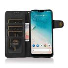 For Asus Zenfone 8 KHAZNEH Dual-Splicing Cowhide Texture Horizontal Flip Leather Case with Holder & Card Slots & Wallet & Photo Frame & Lanyard(Black) - 4