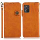 For Asus Zenfone 8 KHAZNEH Dual-Splicing Cowhide Texture Horizontal Flip Leather Case with Holder & Card Slots & Wallet & Photo Frame & Lanyard(Brown) - 2