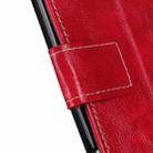For Asus Zenfone 8 Retro Crazy Horse Texture Horizontal Flip Leather Case with Holder & Card Slots & Photo Frame & Wallet(Red) - 3