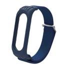 For Xiaomi Mi Band 6 / 5 / 4 / 3 9-shaped Buckle Twill Watch Band(Blue) - 1