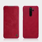 For Xiaomi Redmi Note 8 Pro NILLKIN QIN Series Crazy Horse Texture Horizontal Flip Leather Case, with Card Slot(Red) - 1