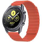 20mm For Samsung Smart Watch Universal Silicone Magnetic Watch Band(Red) - 1