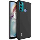 For Motorola Moto G40 Fusion / G60 IMAK UC-3 Series Shockproof Frosted TPU Protective Case(Black) - 1