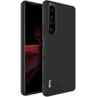 For Sony Xperia 1 III IMAK UC-3 Series Shockproof Frosted TPU Protective Case(Black) - 1