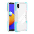 For Samsung Galaxy A01 Core TPU + PC + Acrylic 3 in 1 Shockproof Protective Case(Sky Blue) - 1