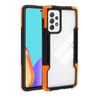 For Samsung Galaxy A12 TPU + PC + Acrylic 3 in 1 Shockproof Protective Case(Orange) - 1