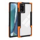 For Samsung Galaxy Note20 TPU + PC + Acrylic 3 in 1 Shockproof Protective Case(Orange) - 1