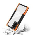 For Samsung Galaxy Note20 TPU + PC + Acrylic 3 in 1 Shockproof Protective Case(Orange) - 5