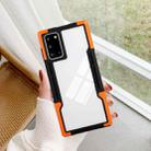 For Samsung Galaxy Note20 TPU + PC + Acrylic 3 in 1 Shockproof Protective Case(Orange) - 6
