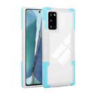 For Samsung Galaxy Note20 TPU + PC + Acrylic 3 in 1 Shockproof Protective Case(Sky Blue) - 1
