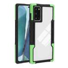 For Samsung Galaxy Note20 TPU + PC + Acrylic 3 in 1 Shockproof Protective Case(Green) - 1