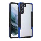 For Samsung Galaxy S21 5G TPU + PC + Acrylic 3 in 1 Shockproof Protective Case(Blue) - 1