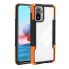 For Xiaomi Redmi Note 10 TPU + PC + Acrylic 3 in 1 Shockproof Protective Case(Orange) - 1