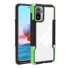 For Xiaomi Redmi Note 10 TPU + PC + Acrylic 3 in 1 Shockproof Protective Case(Green) - 1