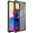 For Xiaomi Redmi Note 10 5G IMAK All-inclusive Shockproof Airbag TPU Case with Screen Protector(Transparent Black) - 1