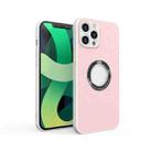 For iPhone 11 Pro Max PU+PC+TPU Mobile Phone Protective Case (Pink) - 1