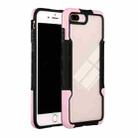 TPU + PC + Acrylic 3 in 1 Shockproof Protective Case For iPhone 8 Plus / 7 Plus(Pink) - 1