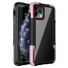 For iPhone 11 Pro Max TPU + PC + Acrylic 3 in 1 Shockproof Protective Case (Pink) - 1