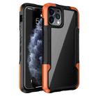 For iPhone 12 / 12 Pro TPU + PC + Acrylic 3 in 1 Shockproof Protective Case(Orange) - 1